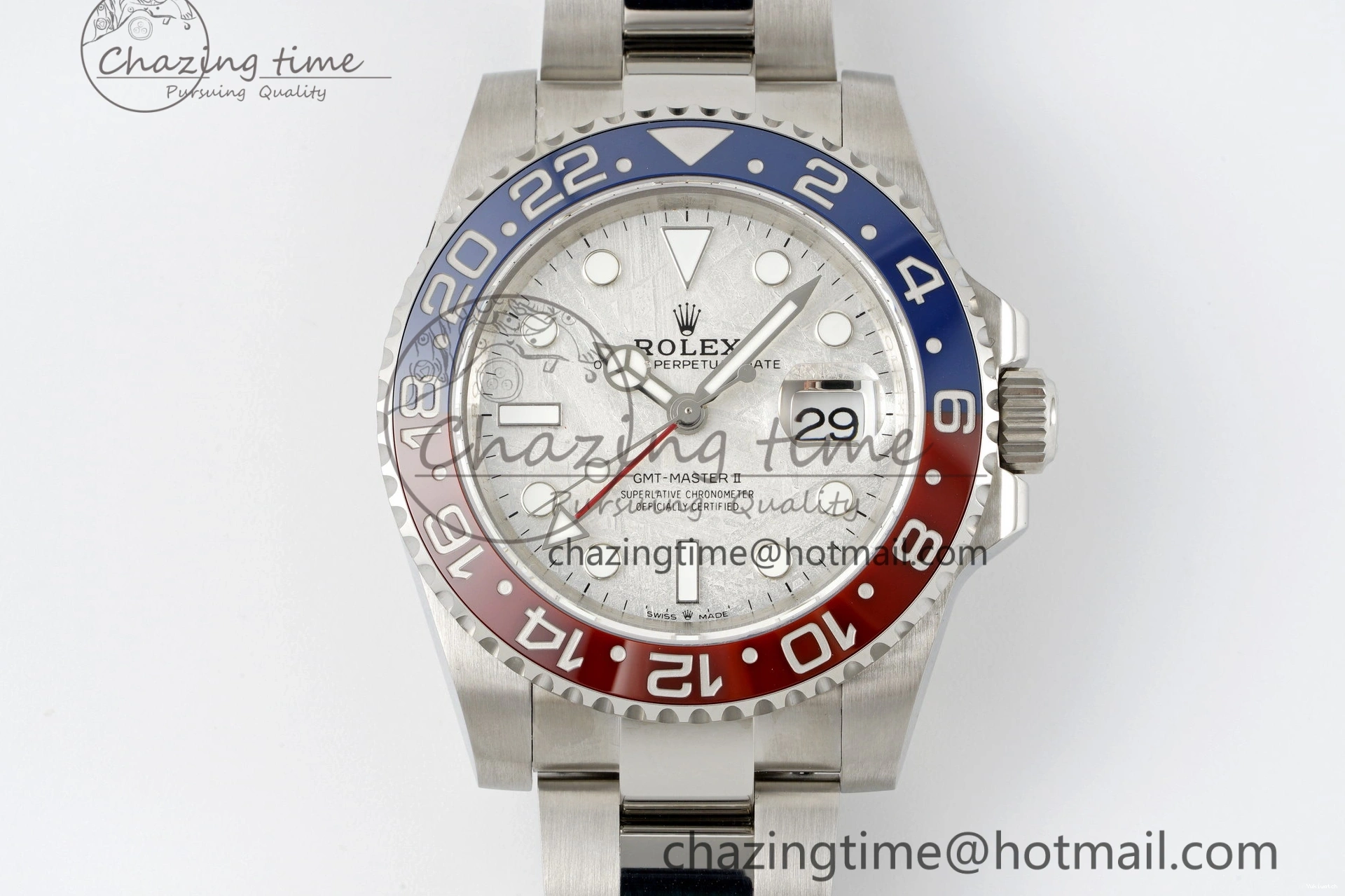 Best 126719 BLRO Master Bracelet Meteorite II GMT VR3285 1:1 Edition SS CHS on 904L JDF 0502
